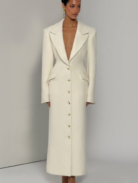 babyboo Jackets & Blazers - Babyboo Ursula Coat - Ivory